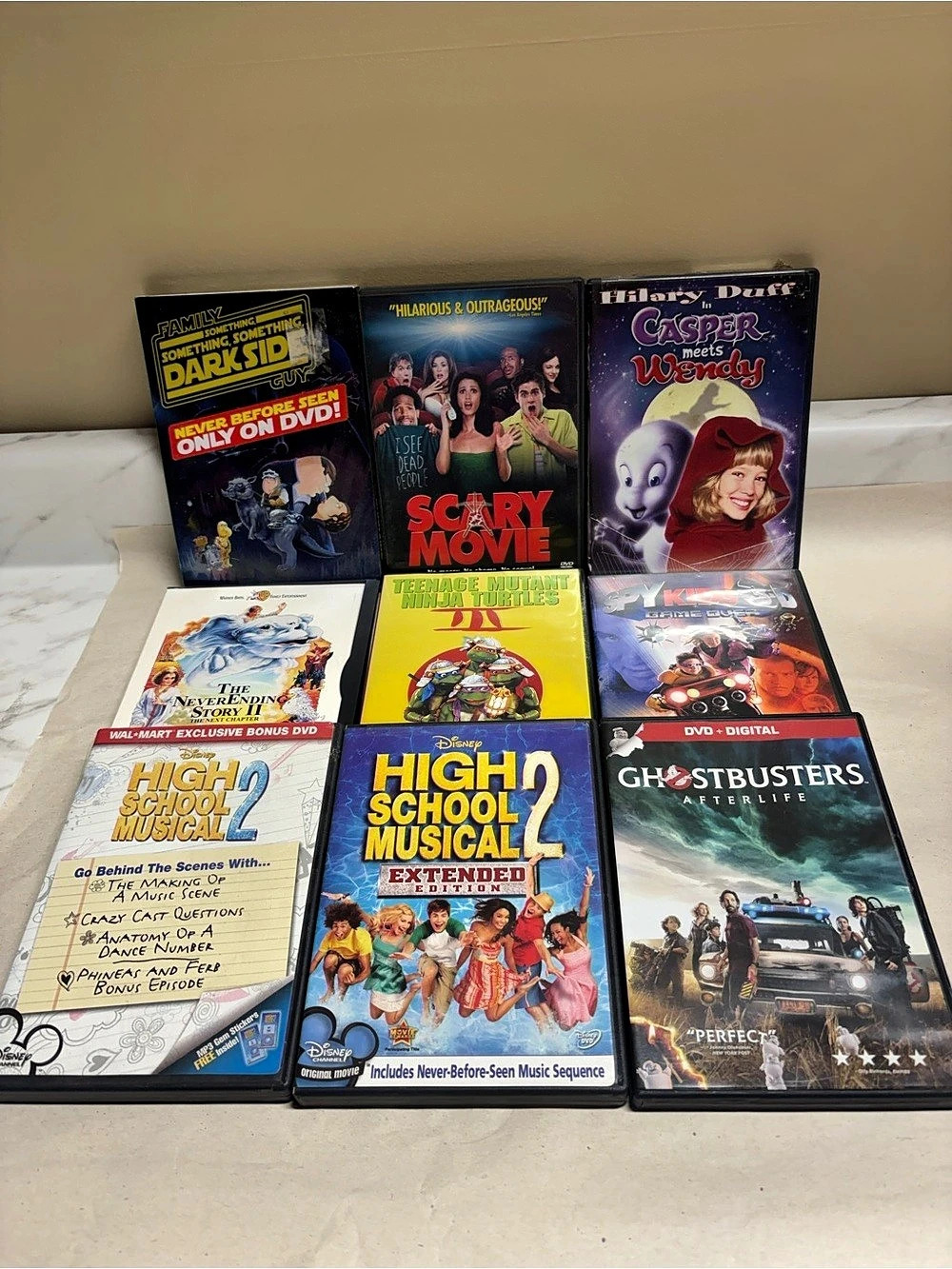 DVD Movie Lot High School Musical Ghostbusters Casper
